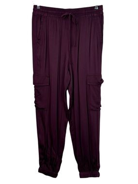 Pistola Utility Cargo Joggers in Prune, Large